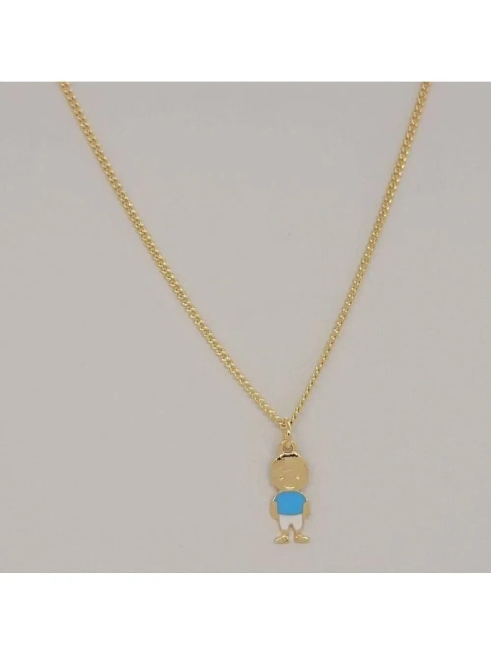 last one Brand New Brazilian 18k Gold Filled Boy Necklace